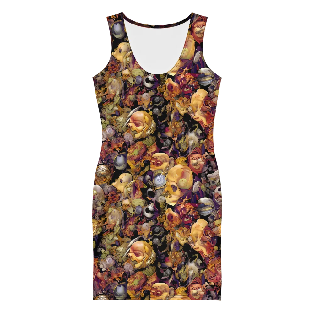 Arcimboldo Abundance on Bodycon Dress — Front