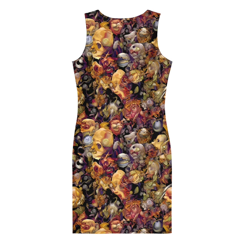 Arcimboldo Abundance on Bodycon Dress — Back