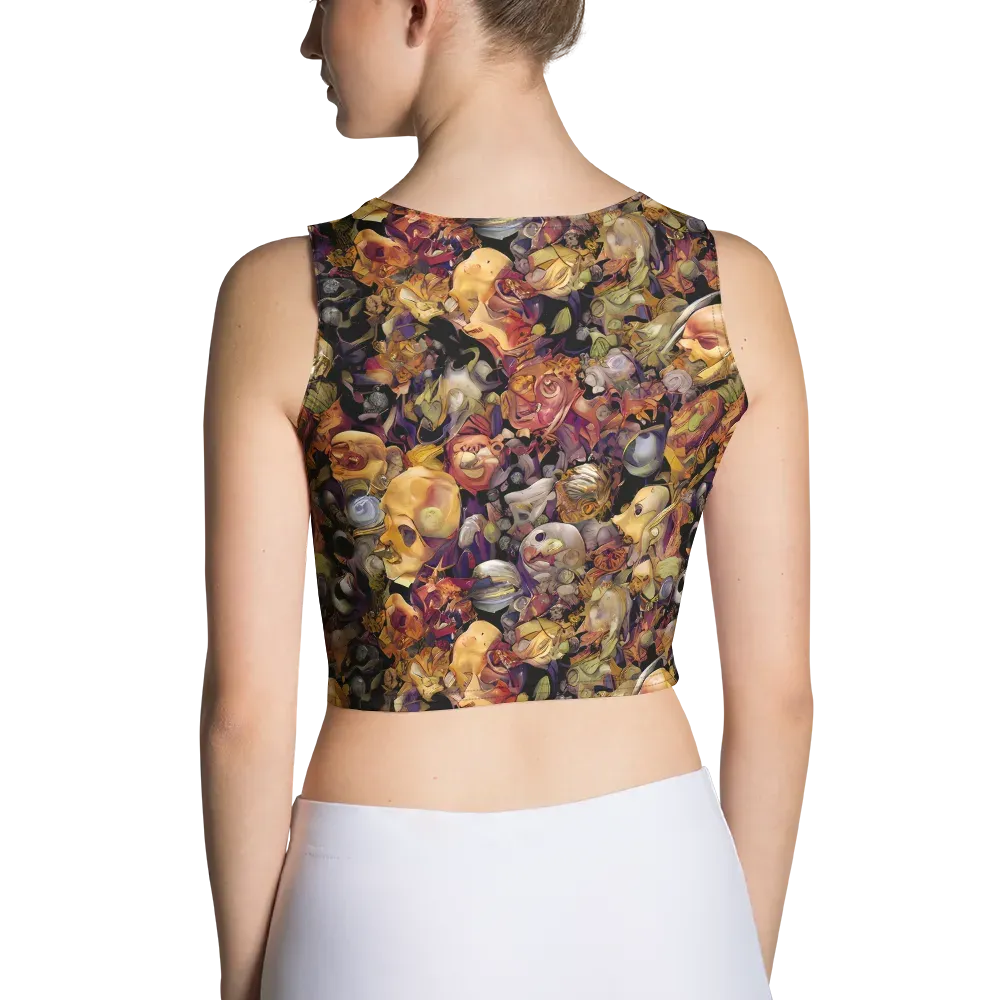 Arcimboldo Abundance on Crop Top — Back