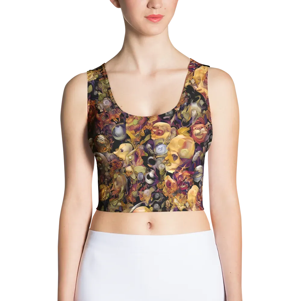 Arcimboldo Abundance on Crop Top — Front