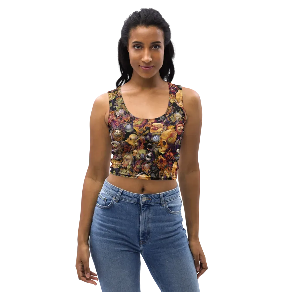 Arcimboldo Abundance on Crop Top — Front