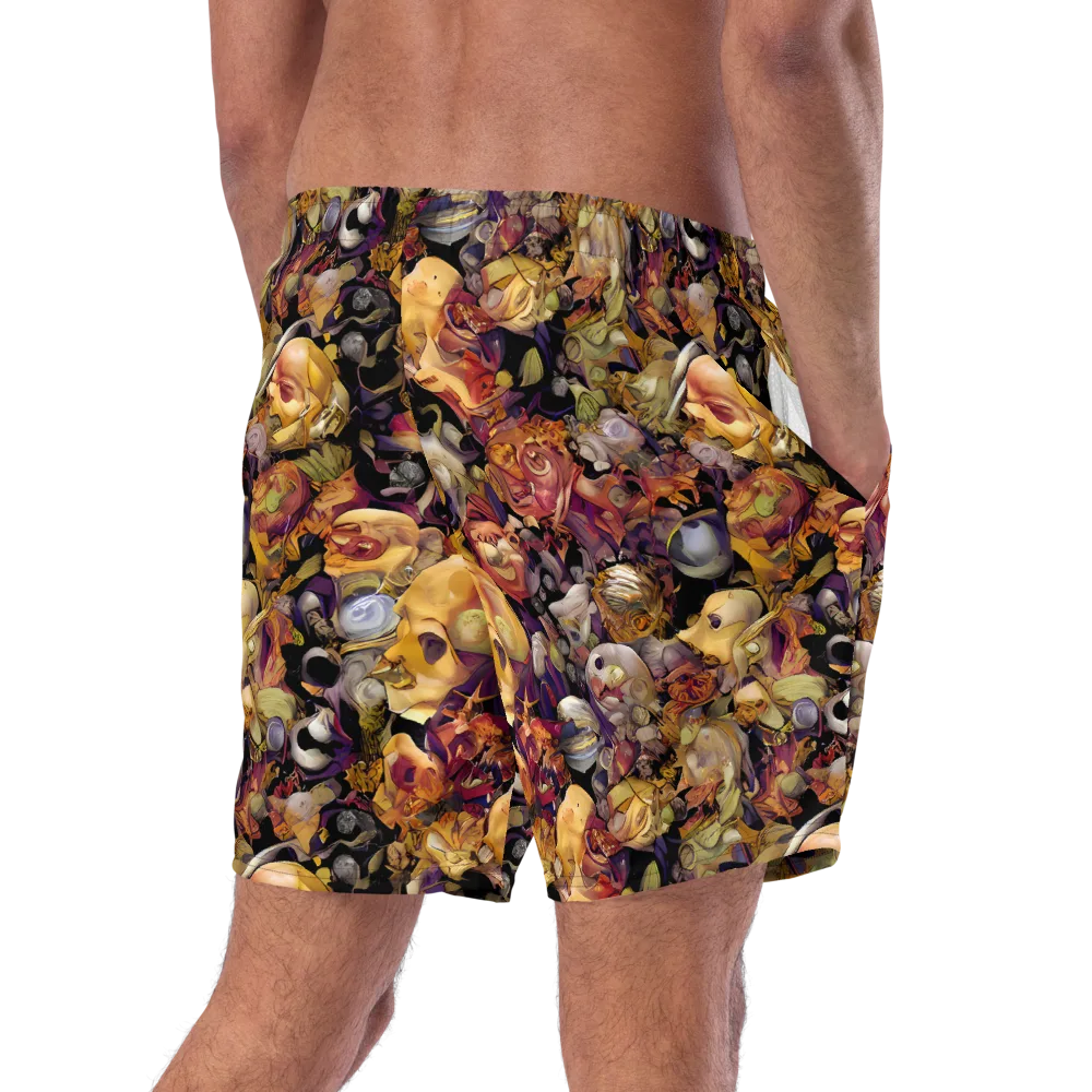 Arcimboldo Abundance on Swim Trunks — Right Back
