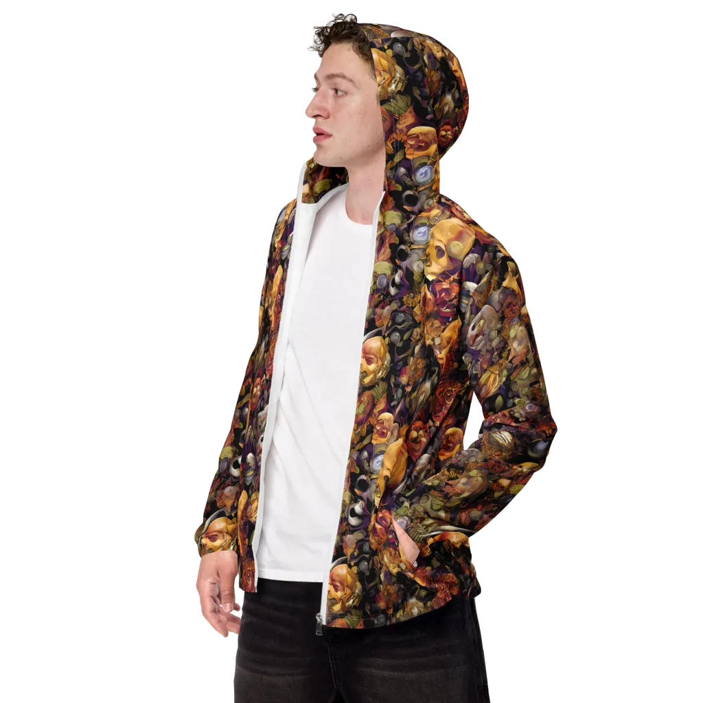 Arcimboldo Abundance on Men's Windbreaker — Left Front