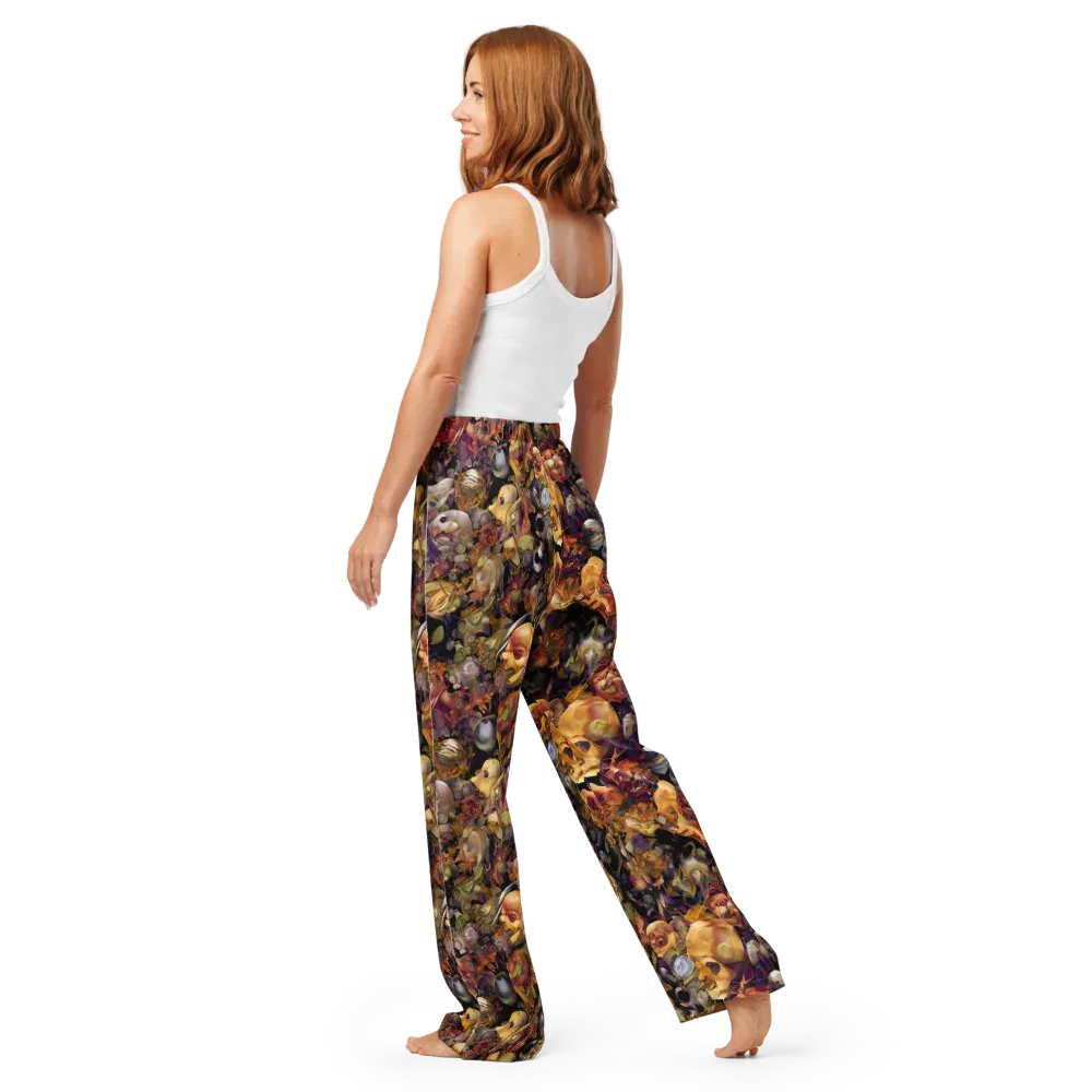 Arcimboldo Abundance on Women's Pajama Pants — Back