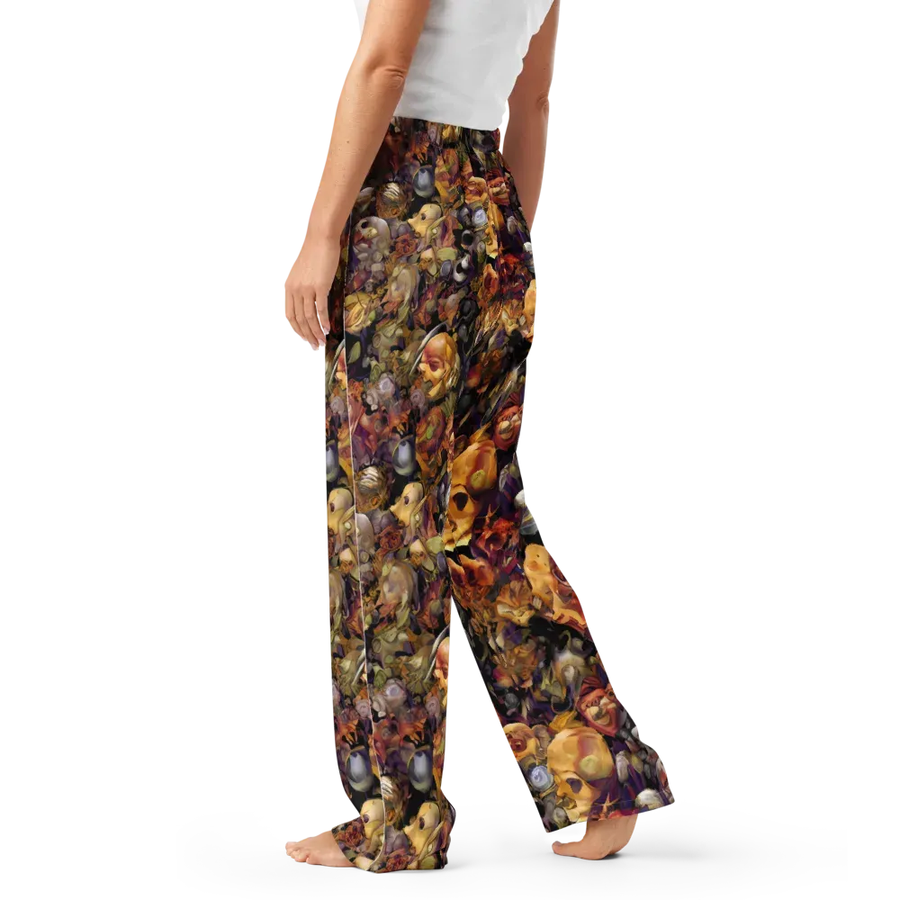 Arcimboldo Abundance on Women's Pajama Pants — Left