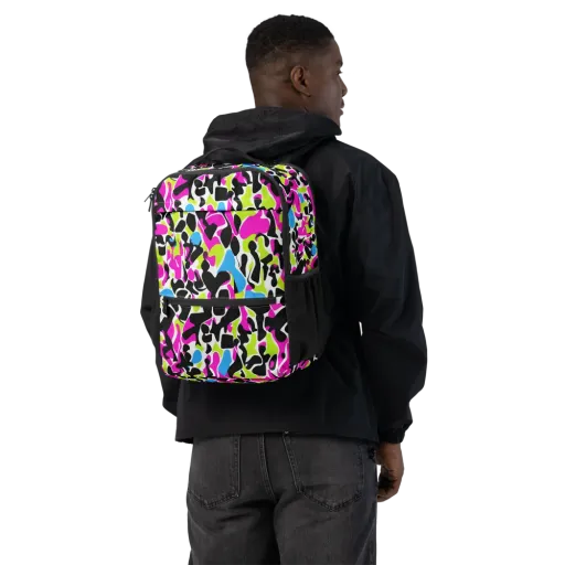 Electric Ink Garden on a Utility Backpack