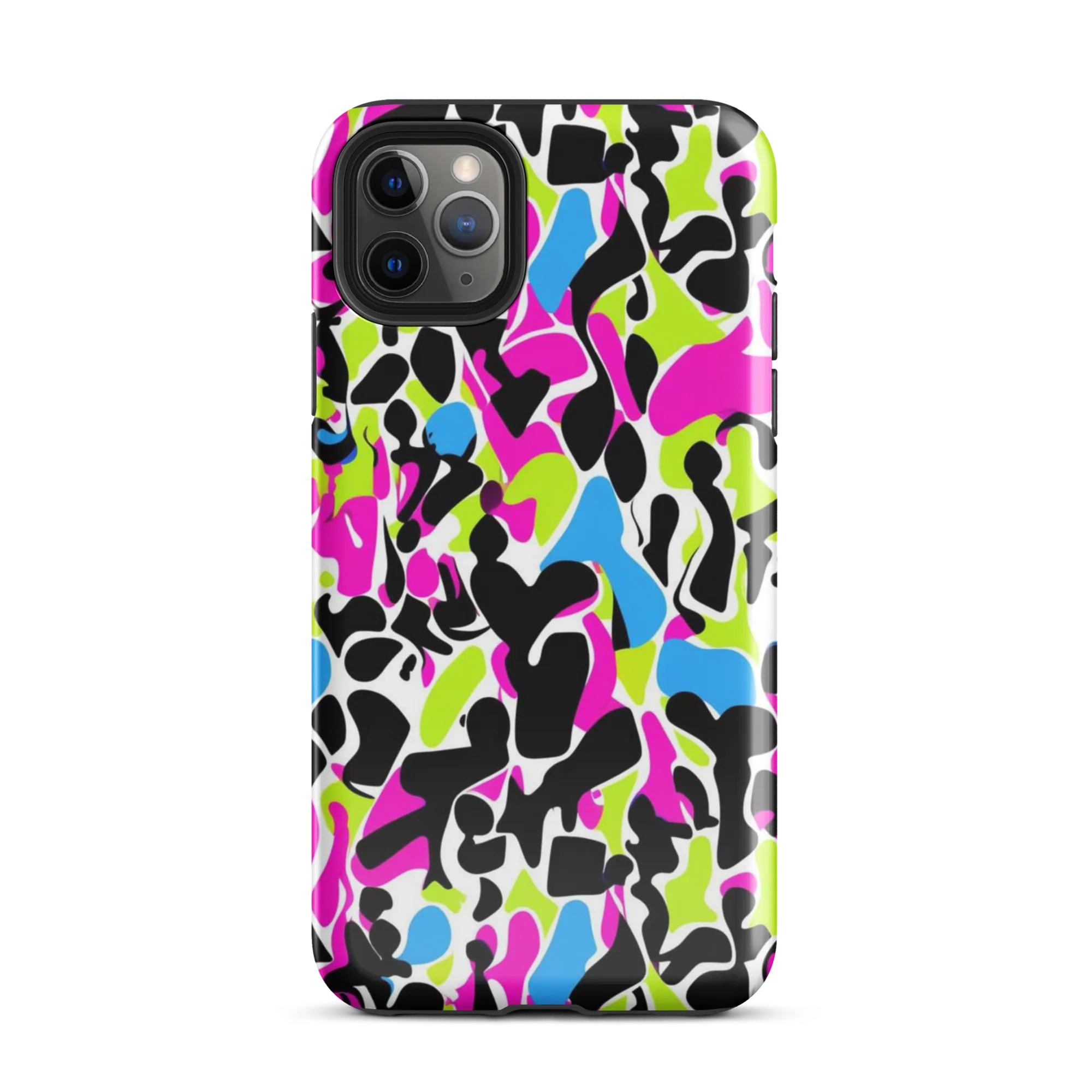 Electric Ink Garden on Tough Case for iPhone® — Front