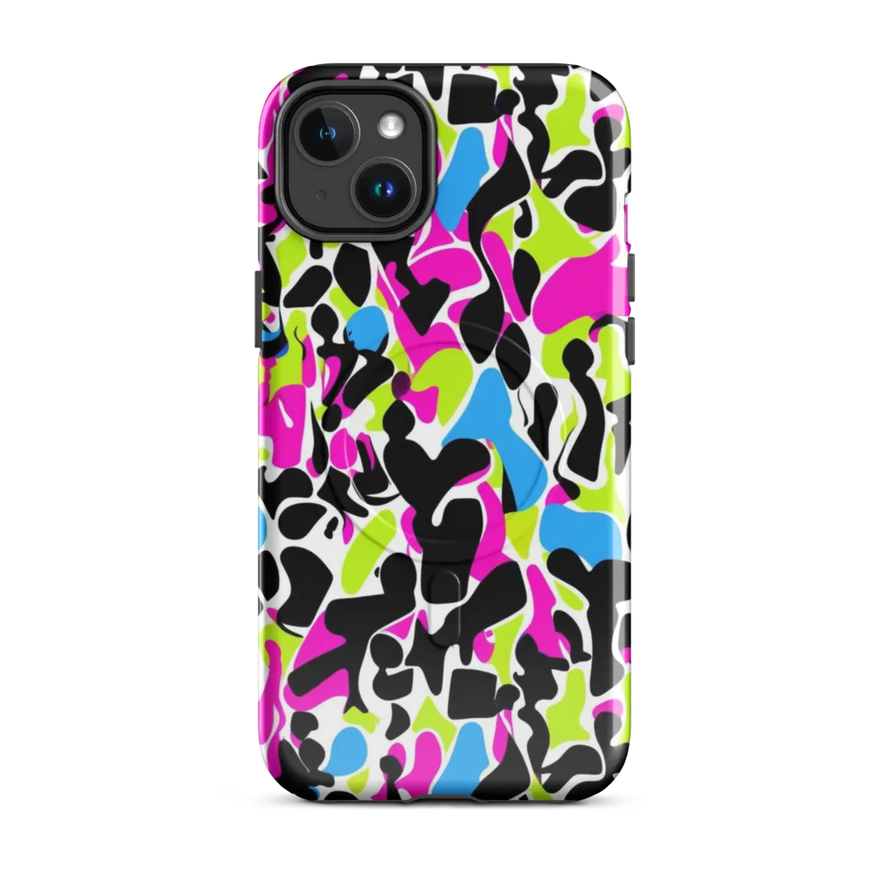 Electric Ink Garden on MagSafe Tough Case for iPhone® — Front