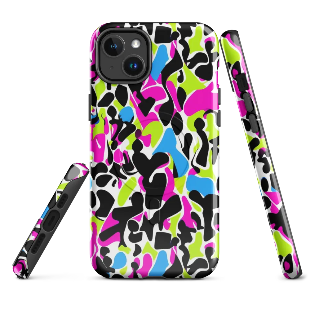 Electric Ink Garden on MagSafe Tough Case for iPhone® — Front