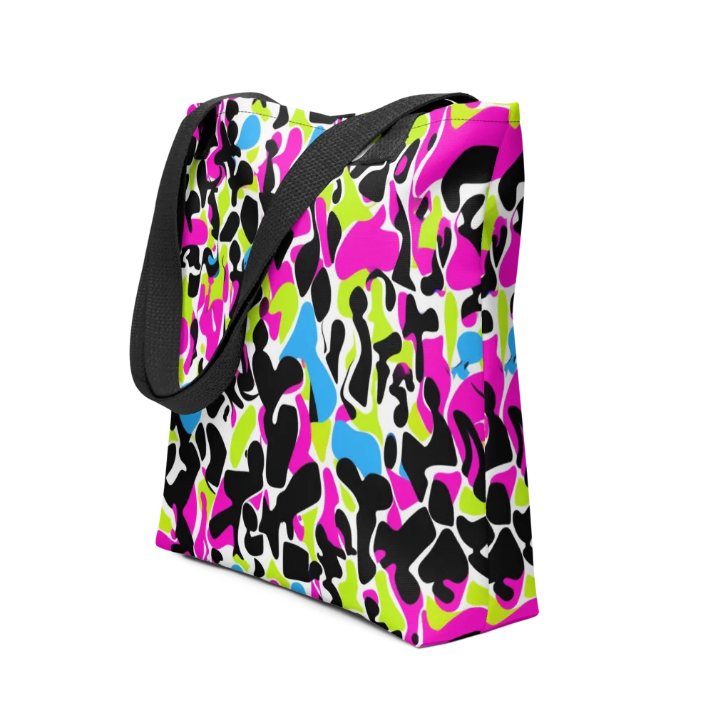 Electric Ink Garden on Tote Bag — Front
