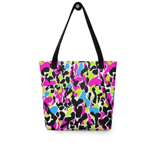 Electric Ink Garden on a Tote Bag