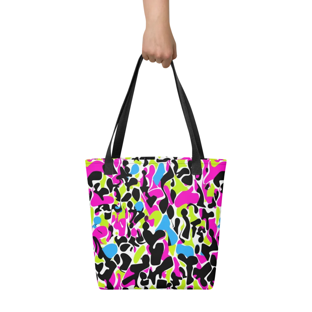 Electric Ink Garden on Tote Bag — Front