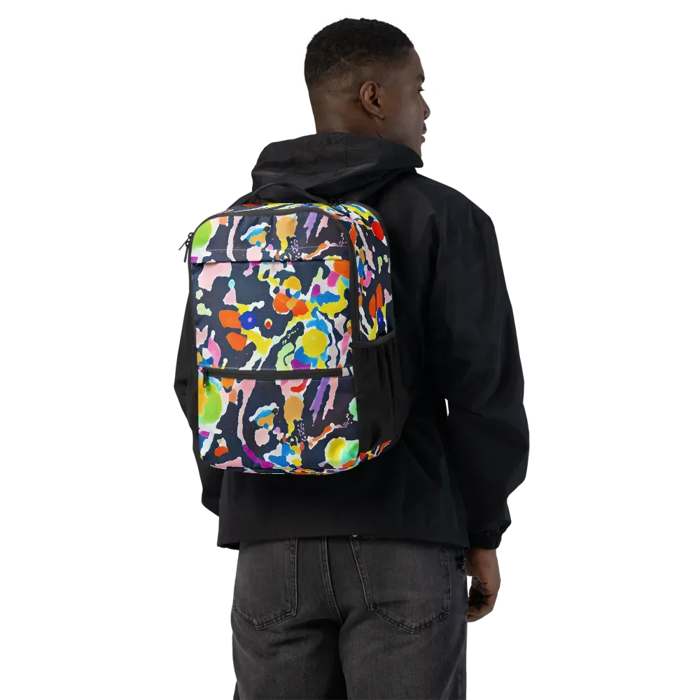 Kaleido Burst on Utility Backpack — Back