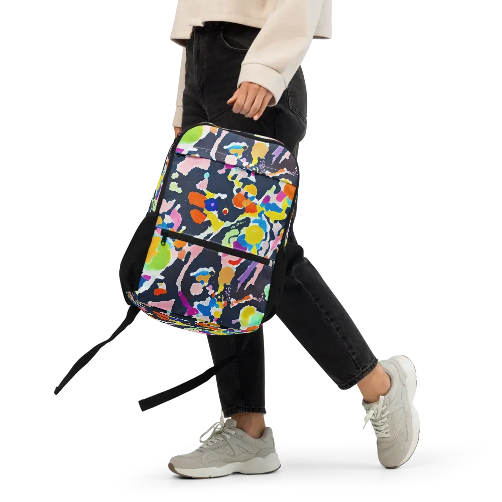 Kaleido Burst on Utility Backpack — Front