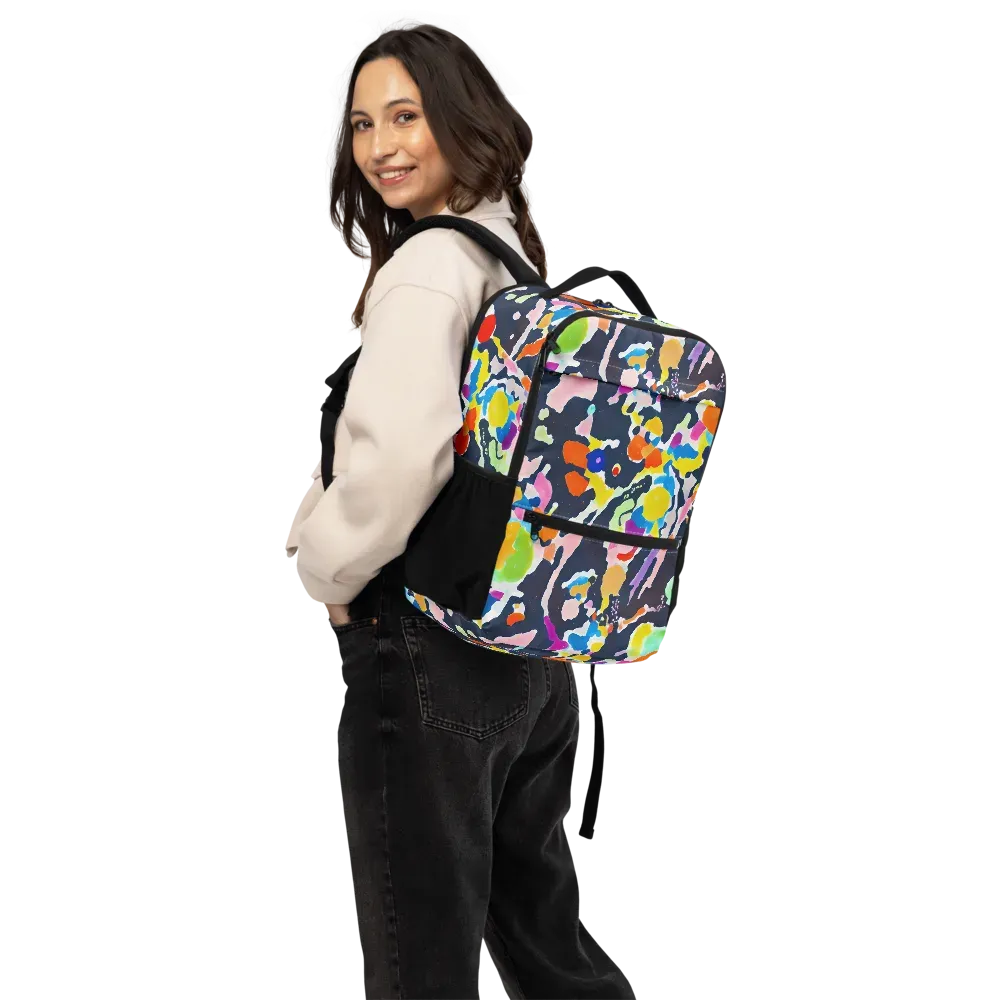 Kaleido Burst on Utility Backpack — Back
