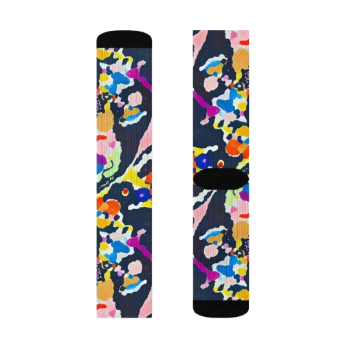 Kaleido Burst on a Socks