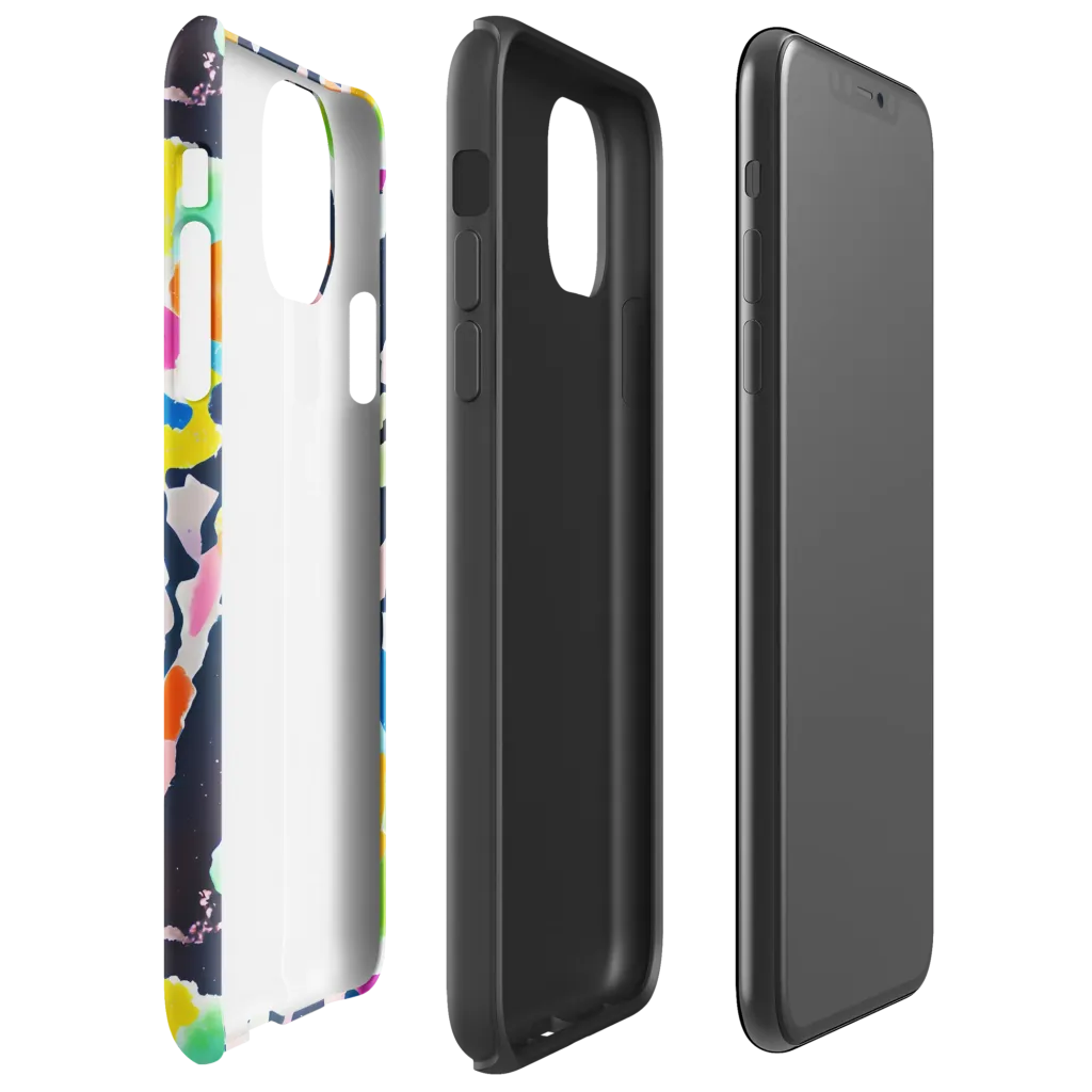 Kaleido Burst on Tough Case for iPhone® — Right