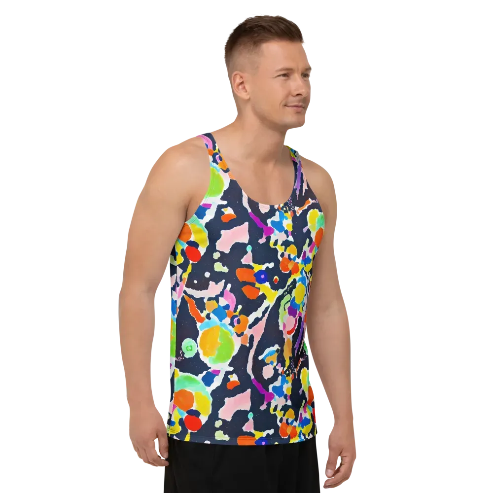 Kaleido Burst on Men's Tank Top — Right Front