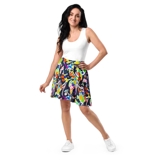 Kaleido Burst on a Skater Skirt