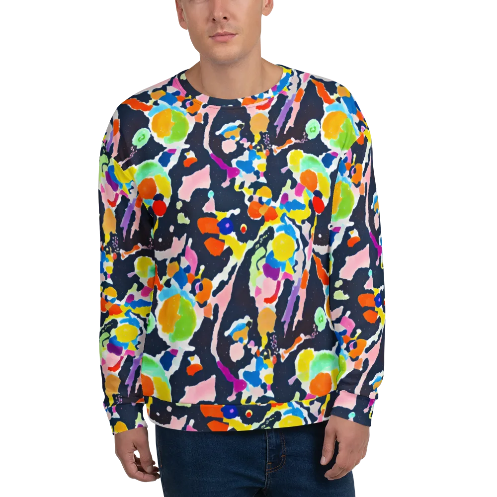 Kaleido Burst on Sweatshirt — Front