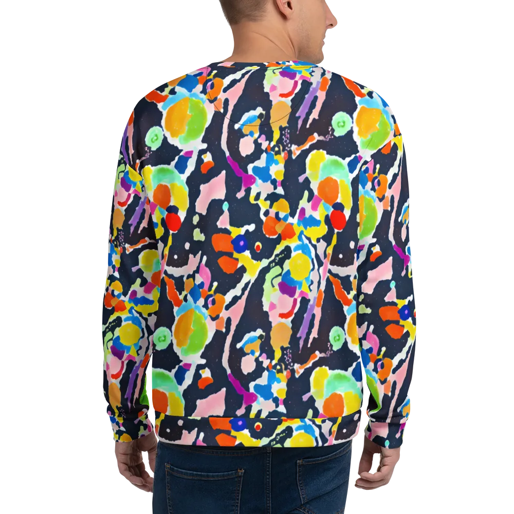 Kaleido Burst on Sweatshirt — Back
