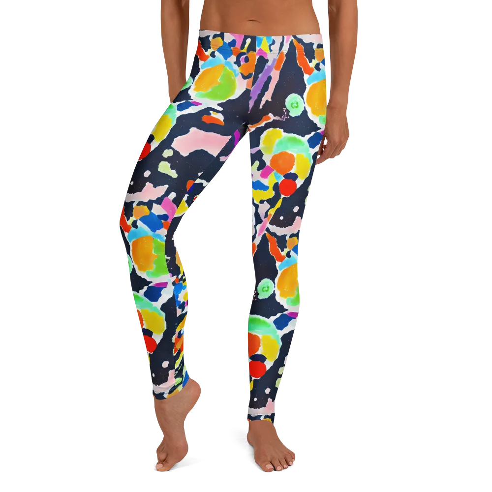 Kaleido Burst on Leggings — Front