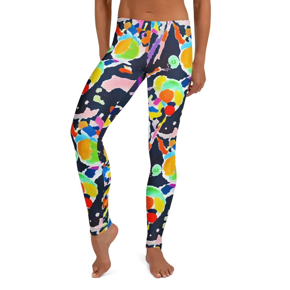 Kaleido Burst on Leggings — Front