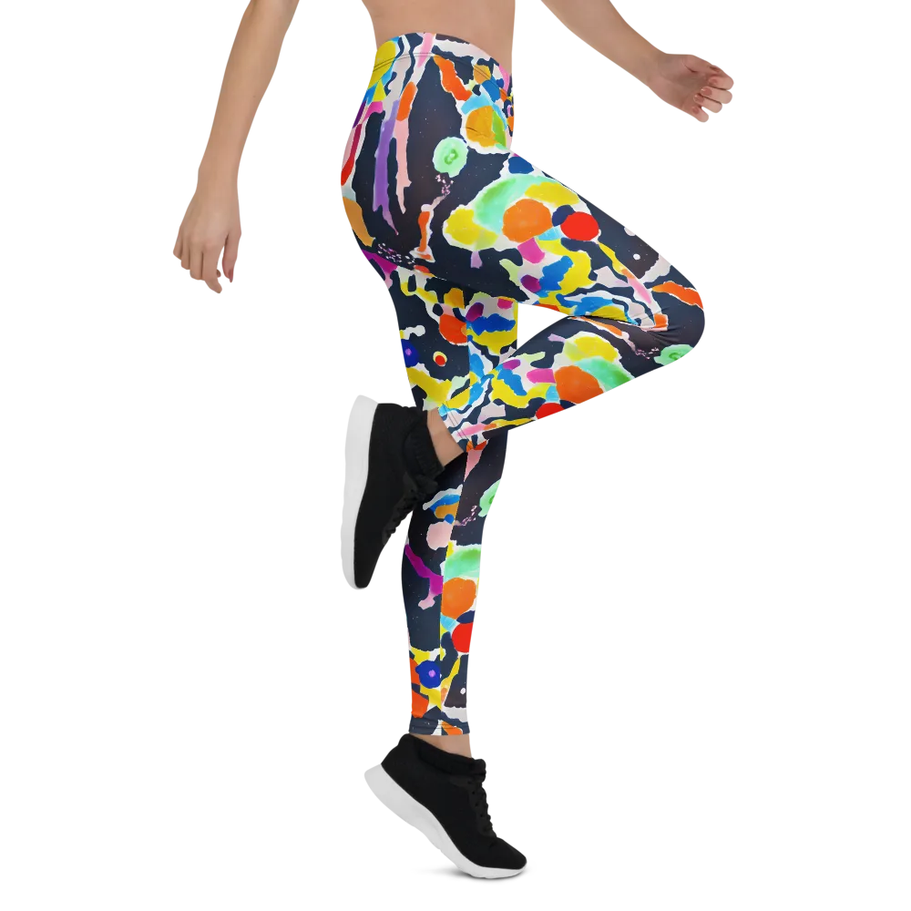 Kaleido Burst on Leggings — Right