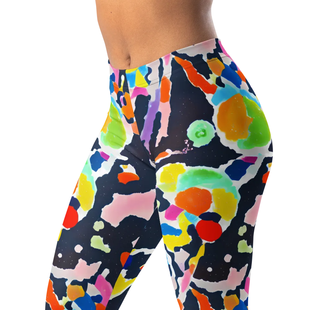 Kaleido Burst on Leggings — Left Front
