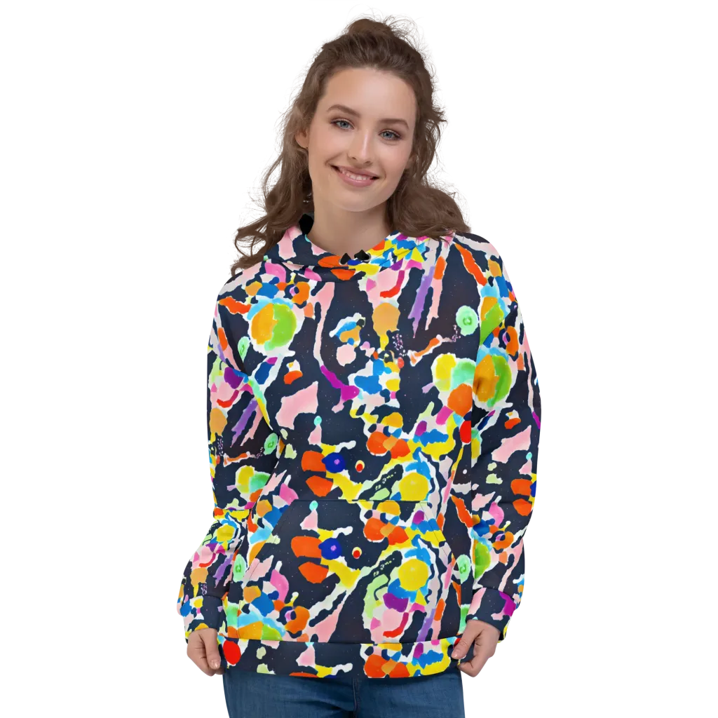 Kaleido Burst on Hoodie — Front
