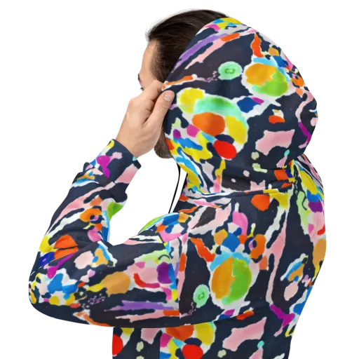 Kaleido Burst on a Hoodie