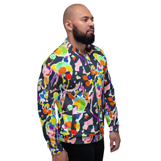 Kaleido Burst on a Bomber Jacket