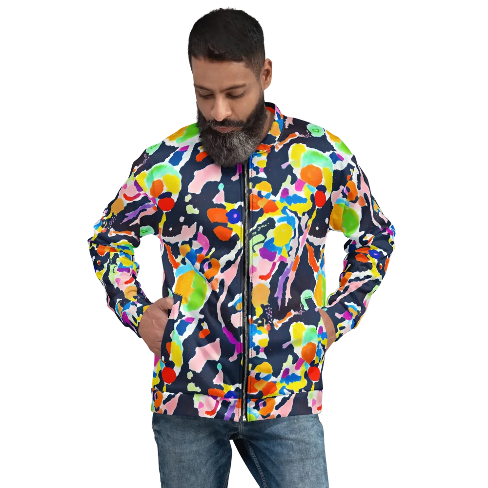 Kaleido Burst on Bomber Jacket — Front
