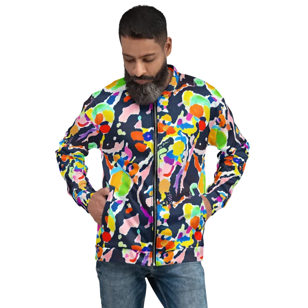 Kaleido Burst on Bomber Jacket — Front