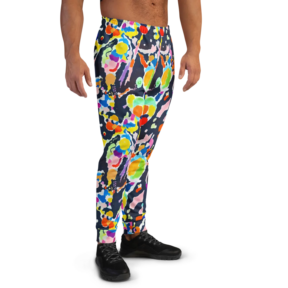 Kaleido Burst on Men's Joggers — Right