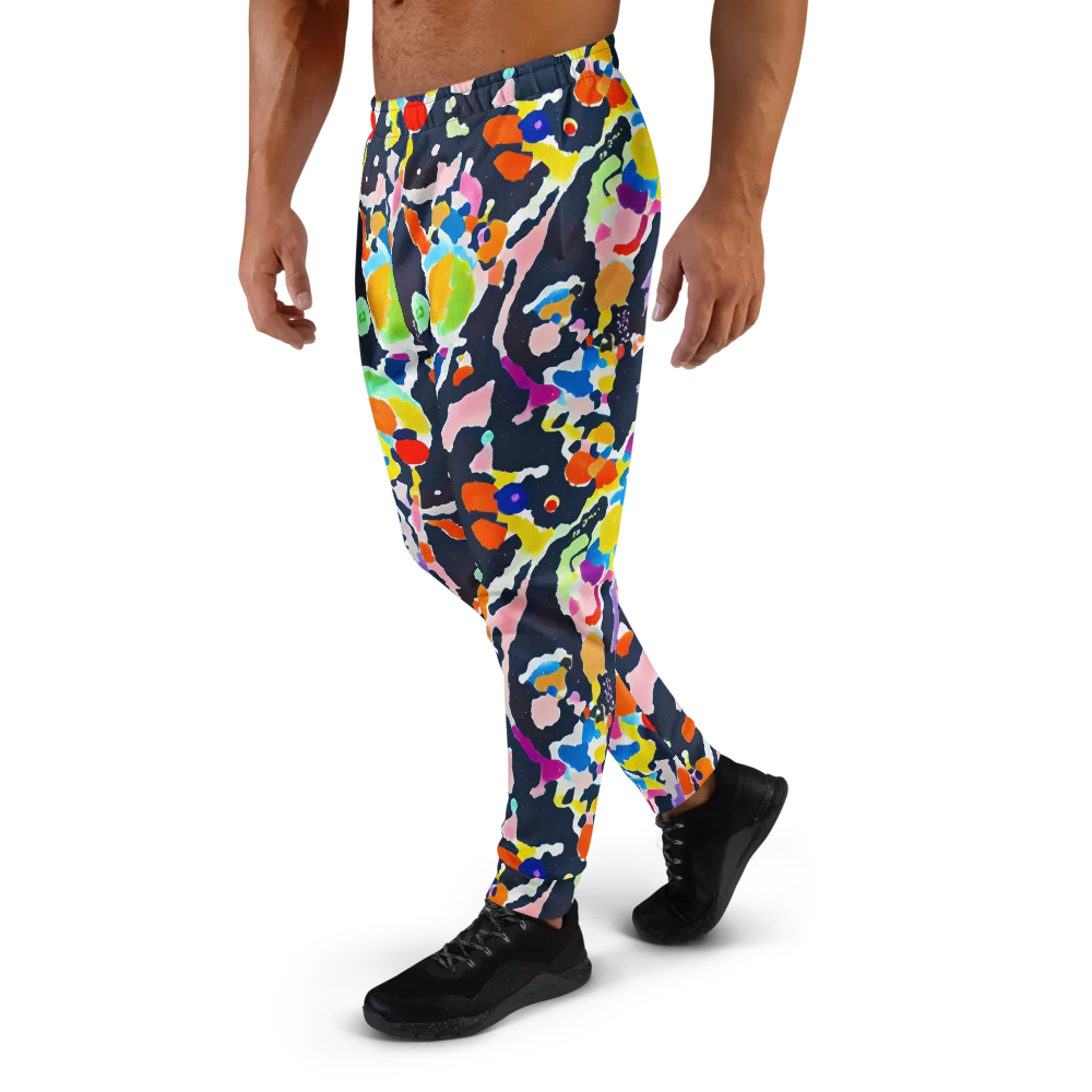 Kaleido Burst on Men's Joggers — Left