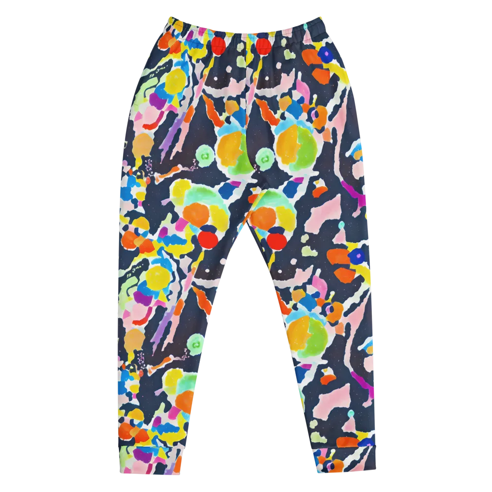 Kaleido Burst on Men's Joggers — Front