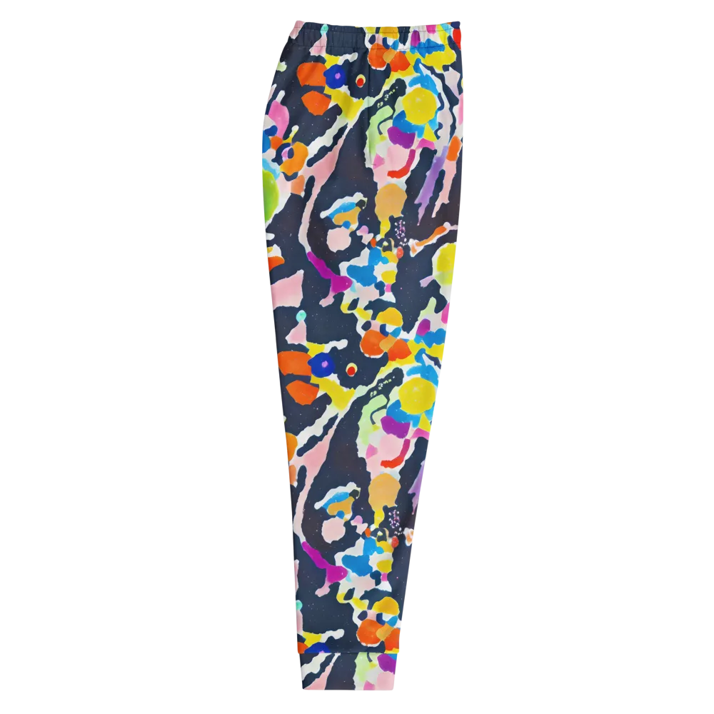 Kaleido Burst on Men's Joggers — Right