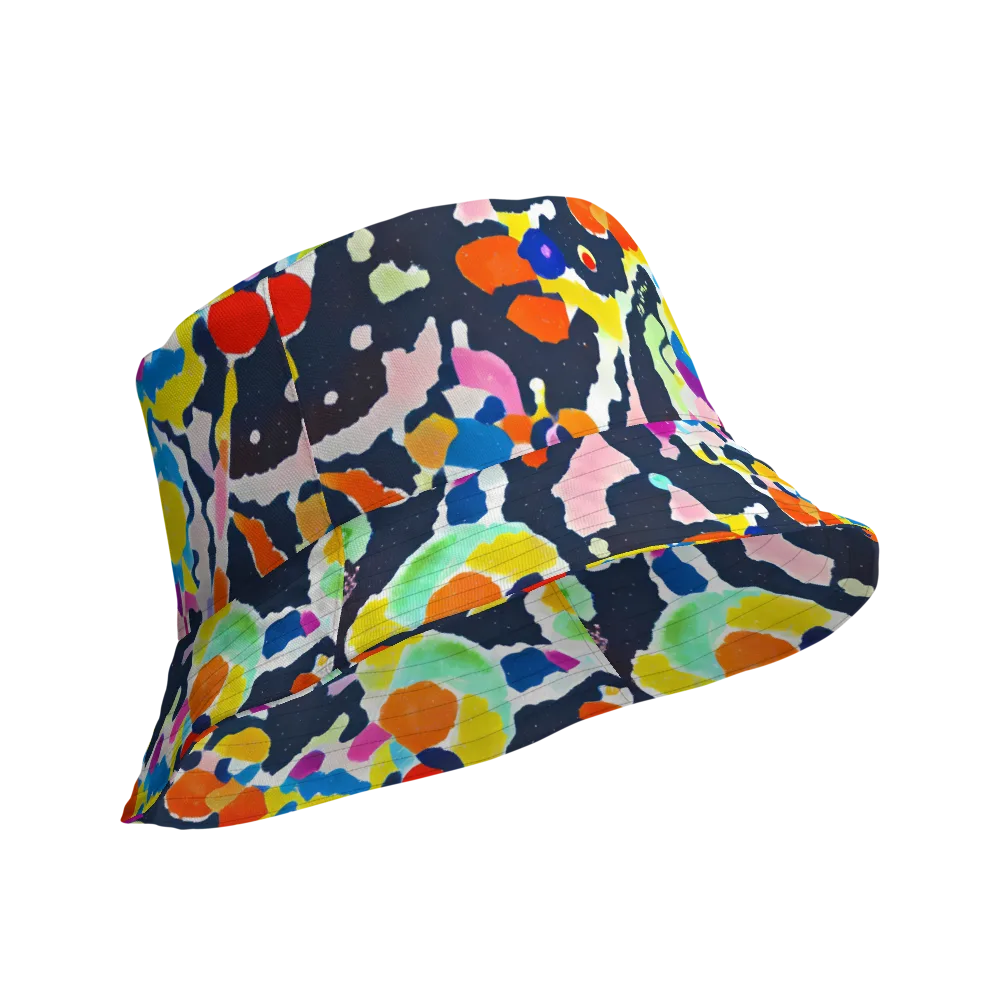 Kaleido Burst on Reversible Bucket Hat — Product details Outside