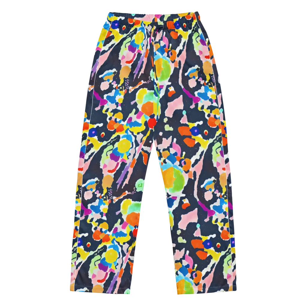 Kaleido Burst on Women's Pajama Pants — Front