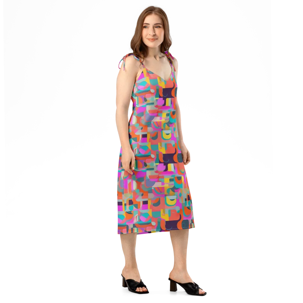 Prism Jumble on Slip Dress — Right Front