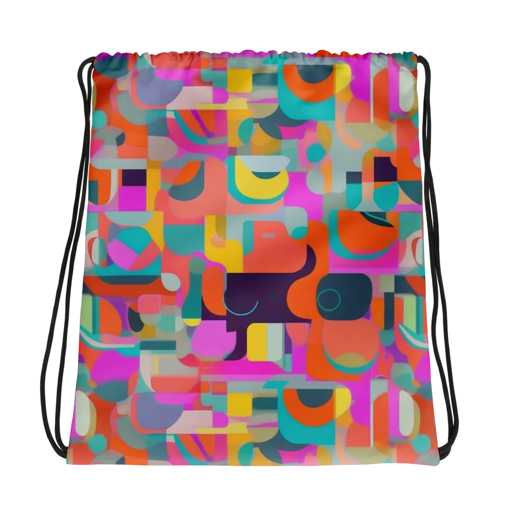 Prism Jumble on Drawstring Bag — Photo