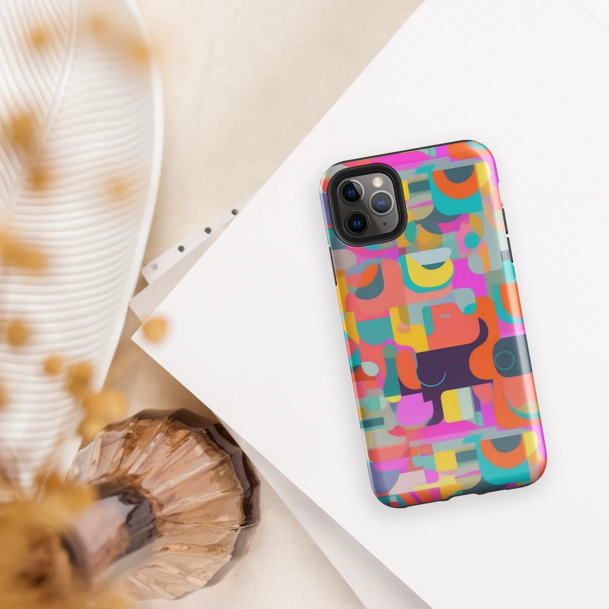 Prism Jumble on Tough Case for iPhone® — Front
