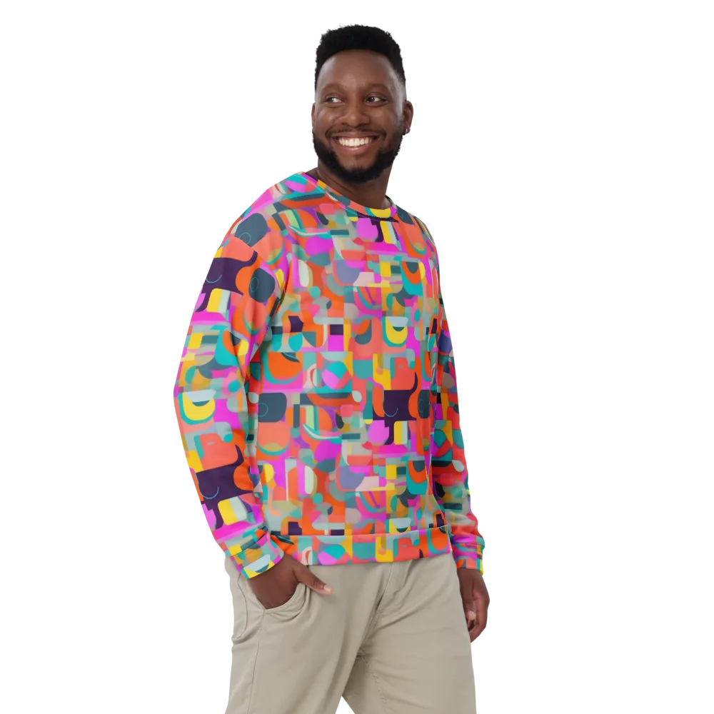 Prism Jumble on Sweatshirt — Front