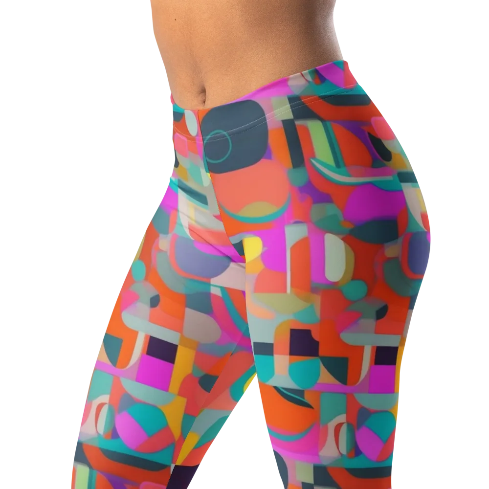 Prism Jumble on Leggings — Left Front