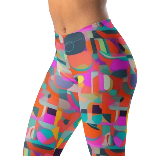 Prism Jumble on a Leggings
