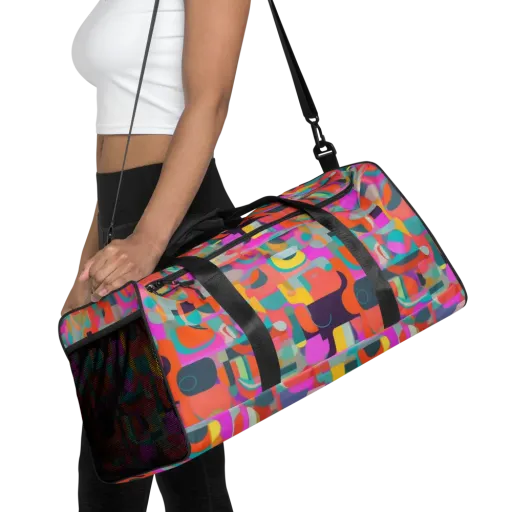 Prism Jumble on a Duffle Bag