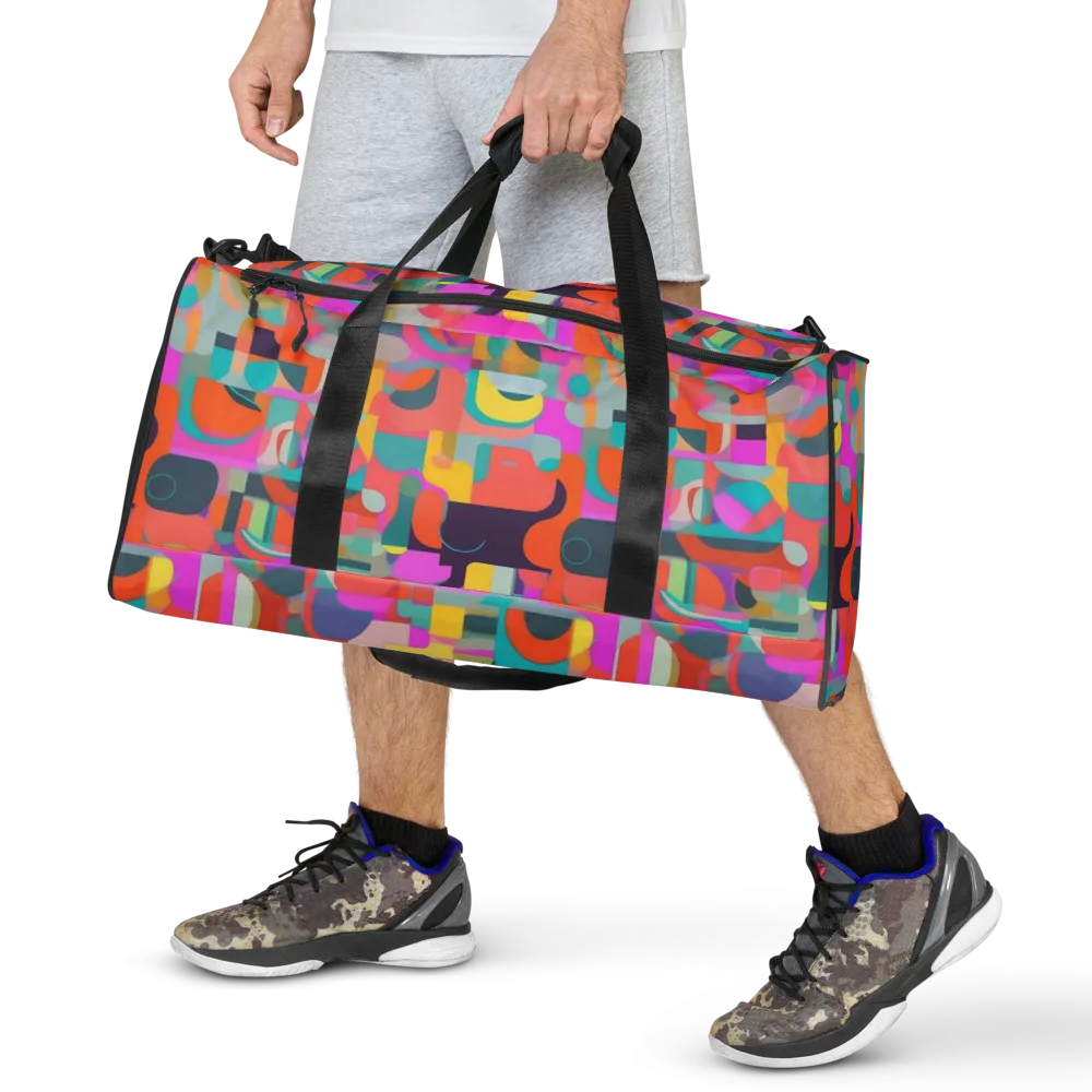 Prism Jumble on Duffle Bag — Front