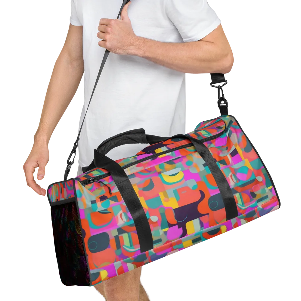 Prism Jumble on Duffle Bag — Right Front