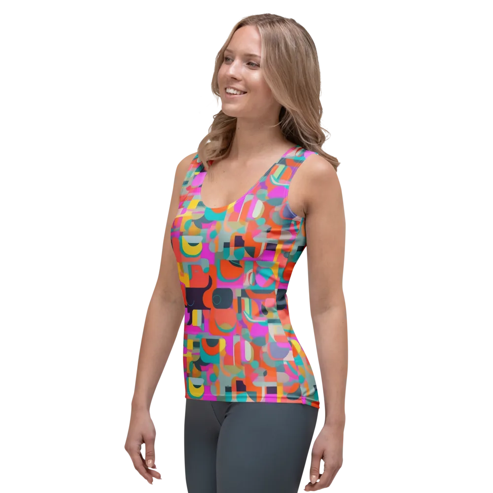 Prism Jumble on Women's Tank Top — Left Front